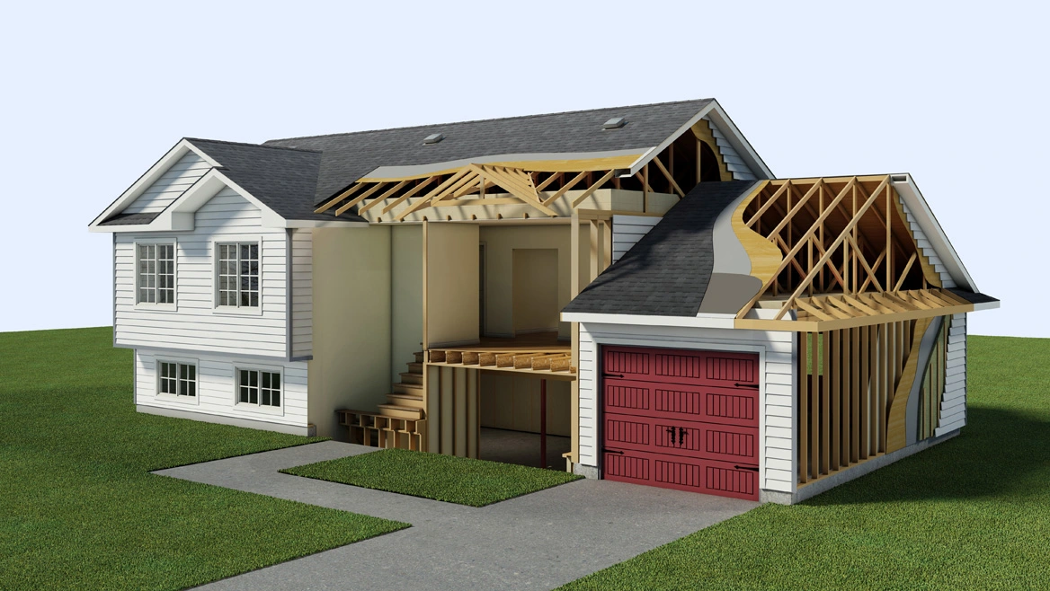 Interactive house diagram