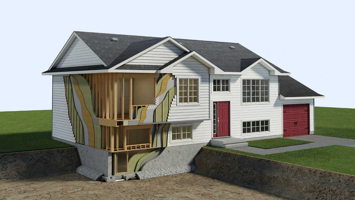 Interactive house diagram