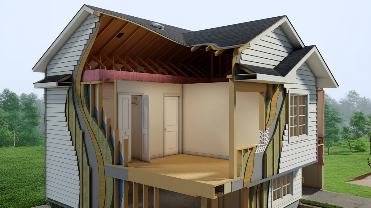 Interactive house diagram